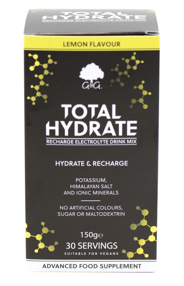 Total Hydrate Lemon - Electrolyte Drink Mix - 150g Powder